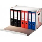 Esselte Archivační krabice na pořadače - stohovatelná, 52,5 x 33,8 x 30,6 cm, bílá – Zboží Živě