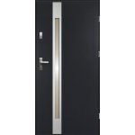 O.K. Doors Ocelové vchodové dveře Temida Antracit 80 x 205 cm – Sleviste.cz