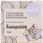 Kvitok Tuhý šampon pro děti Šampuk 25 g – Zboží Dáma