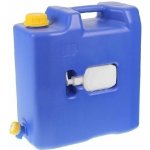Vapol Kanystr na vodu 15 l (extra pevný) s plastovým kohoutem a zásobníkem na mýdlo, modrý – Zboží Mobilmania