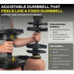 TUNTURI MX85 Select Nastavitelná činka 5,6 - 38,6 kg – Zboží Mobilmania