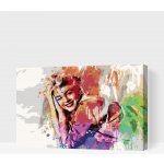 Vymalujsisam MALOVÁNÍ PODLE ČÍSEL MARILYN MONROE BAREVNÝ PORTRÉT – Sleviste.cz