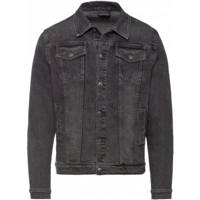 Livergy pánská džínová bunda tmavě šedá – Zboží Mobilmania