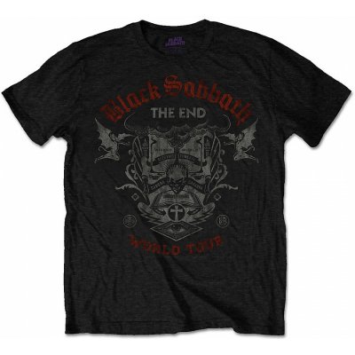 black Sabbath tričko The End Mushroom Cloud World Tour black – Zboží Mobilmania