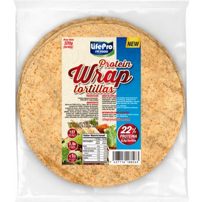Life Pro Fit Food Protein Wrap Tortillas 320 g – Hledejceny.cz