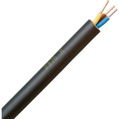 Kopp 153325009 uzemňovací kabel NYY-J 3 G 1.5 mm² černá 25 m – Hledejceny.cz
