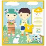 Djeco Přemístitelné samolepky pro nejmenší Oblečení – Sleviste.cz