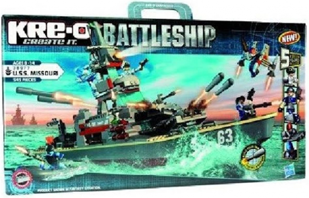 Hasbro KRE-O Battleship bojová loď USS Missouri