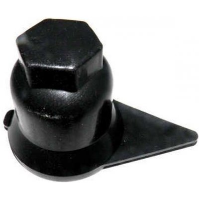 Krytka kolového šroubu 32mm - černý s ukazatelem – Zboží Mobilmania