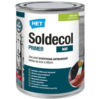 HET Soldecol PRIMER 2,5 l červenohnědá – HobbyKompas.cz