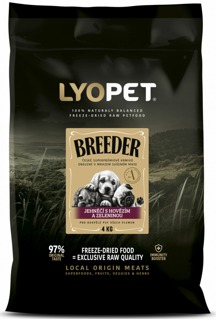 Lyopet Breeder Jehněčí s hovězím 1,5 kg