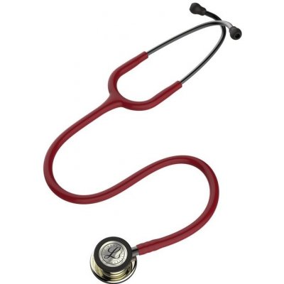 Littmann Classic III 5864 Champagne Finish, stetoskop pro interní medicínu, bordový