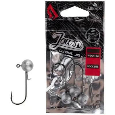 Mikado jigové hlavičky Jaws Classic Jig vel.4 25g 3 ks – Sleviste.cz