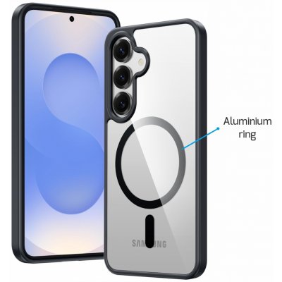 Swissten Clear Jelly MagStick Metallic Samsung Galaxy S24+ 5G černé 36500119 – Zboží Živě