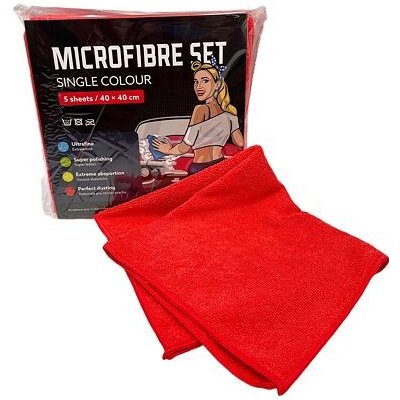 Marty´s Mikrovláknová utěrka 260GSM 40 x 40 cm červená 1 ks – Zboží Dáma