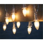 Světelný řetěz Šiška 20 LED žárovek Filament čirý kabel základní – Hledejceny.cz