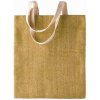 Nákupní taška a košík KiMood Taška Ki0226 100% natural jutová Natural-vojenská zeleň