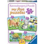 Ravensburger Sladká domácí zvířata 2-4-6-8 dílků
