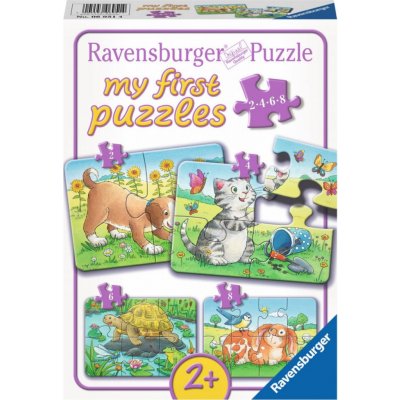 Ravensburger Sladká domácí zvířata 2/4/6/8 dílků – Zboží Mobilmania