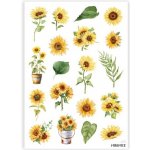MINIMEE Samolepky A5 Slunečnice – Zboží Dáma