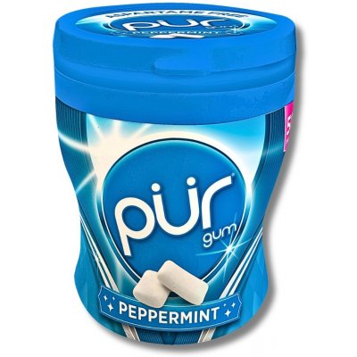 PÜR Gum Peppermint s xylitolem 50 ks 70 g – Zboží Dáma PÜR Gum Peppermint s xylitolem 50 ks 70 g – Zboží Dáma