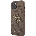 Pouzdro Guess PU 4G Metal Logo iPhone 13 hnědé – Zboží Mobilmania