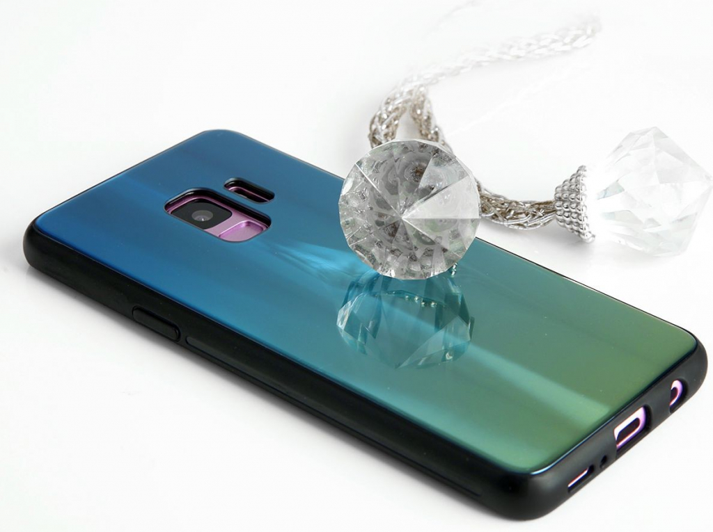 Pouzdro Global Technology Huawei P20 Lite - Jelly Glass - fialovo-modré