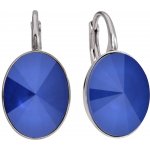 Swarovski Elements Oval Rivoli stříbrné visací modré oválky 31275.5 Royal Blue modrá královská tmavá – Hledejceny.cz