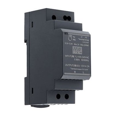 MW Mean Well HDR-30-24 síťový zdroj na DIN lištu, 24 V/DC, 1.5 A, 36 W, výstupy 1 x – Hledejceny.cz