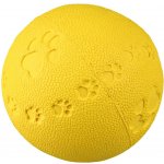 Trixie pískací guma míč s tlapkami 9 cm – Zboží Dáma