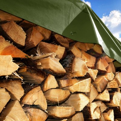 Springros Krycí plachta s oky 4 x 4 m 120g PE zelená PROTECT GA2132-XG – Hledejceny.cz