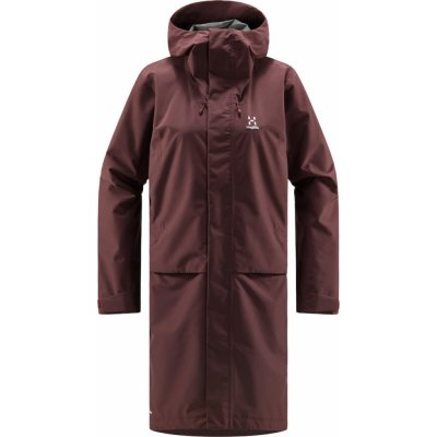 Haglofs Women Aria Proof Parka Burgundy Brown – Zboží Dáma