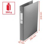 Esselte Standard Vivida kroužkový pořadač 4 kroužky A4 4,2 cm modrý – Zboží Živě