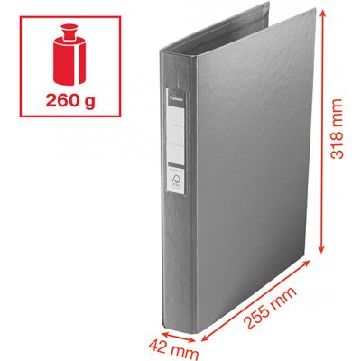 Esselte Standard Vivida kroužkový pořadač 4 kroužky A4 4,2 cm modrý – Zboží Živě