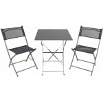 Linder Exclusiv Zahradní sestava BISTRO SET Šedý – Hledejceny.cz