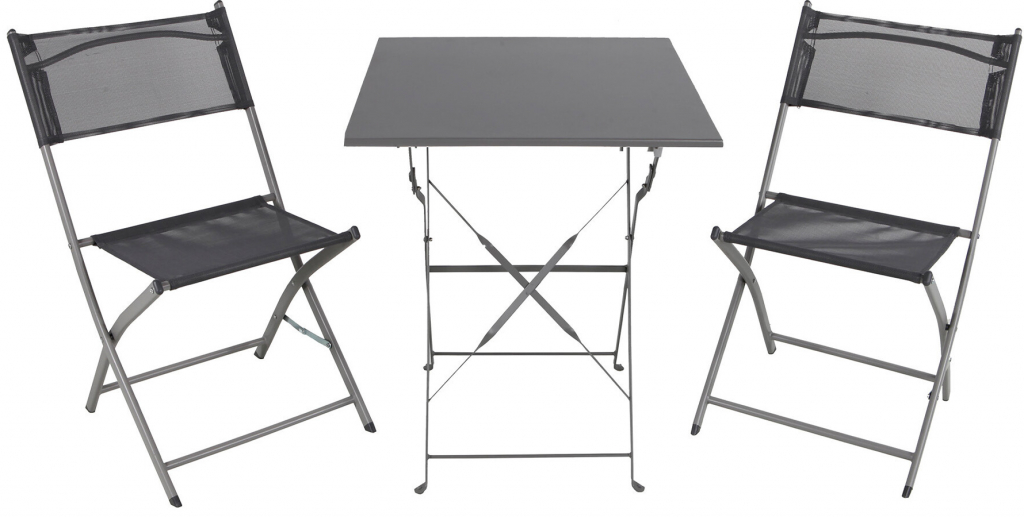 Linder Exclusiv Zahradní sestava BISTRO SET Šedý