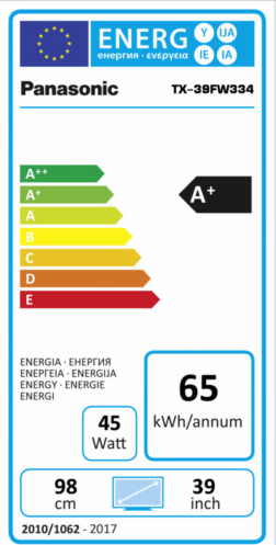 Panasonic TX-39FW334 návod, fotka