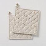 Boltze Home Bavlněné kuchyňské chňapky BAKERY 20 x 20 cm béžové – Zboží Mobilmania