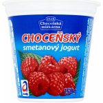 Choceňská mlékárna Choceňský smetanový jogurt malina 150 g – Zboží Mobilmania