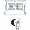 Exteriérové osvětlení SHARK LED Light Bar 7,5", 6D, 36W