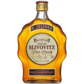 R. Jelínek Slivovice Kosher Zlatá 10y 50% 0,7 l (holá láhev)