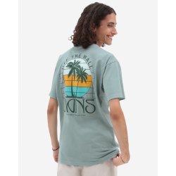 Vans Pánské tričko s krátkým rukávem Sunset DUAL PALM VINTAG CHINOIS GREEN