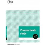 Optys 1234 Provozní deník stroje A4 nepropisující – Hledejceny.cz