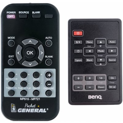 Dálkový ovladač General BenQ MP515, MX500, MX501, MS500, MP523, MW817ST, PB2140