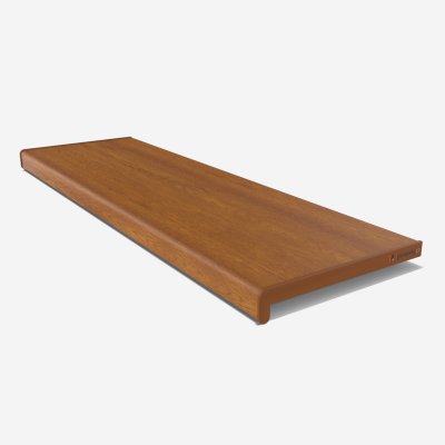 Vnitřní plastový parapet 250x40 mm, Zlatý dub – Zboží Mobilmania