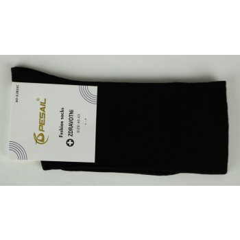 Pesail pánské zdravotní bavlněné ponožky černé
