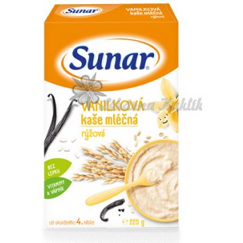 Sunar Sunárek Mléčná kaše Vanilková kašička 225 g