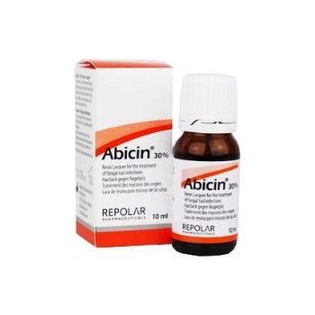 Abicin 30% pryskyřicový lak proti plísňovým infekcím nehtů 10 ml