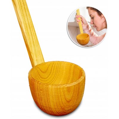 Dřevěná naběračka na polévku Naběračka Velká 39 Cm – Hledejceny.cz