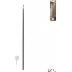 Svíčka dortová 14,5 cm stříbrná Orion – Zboží Dáma